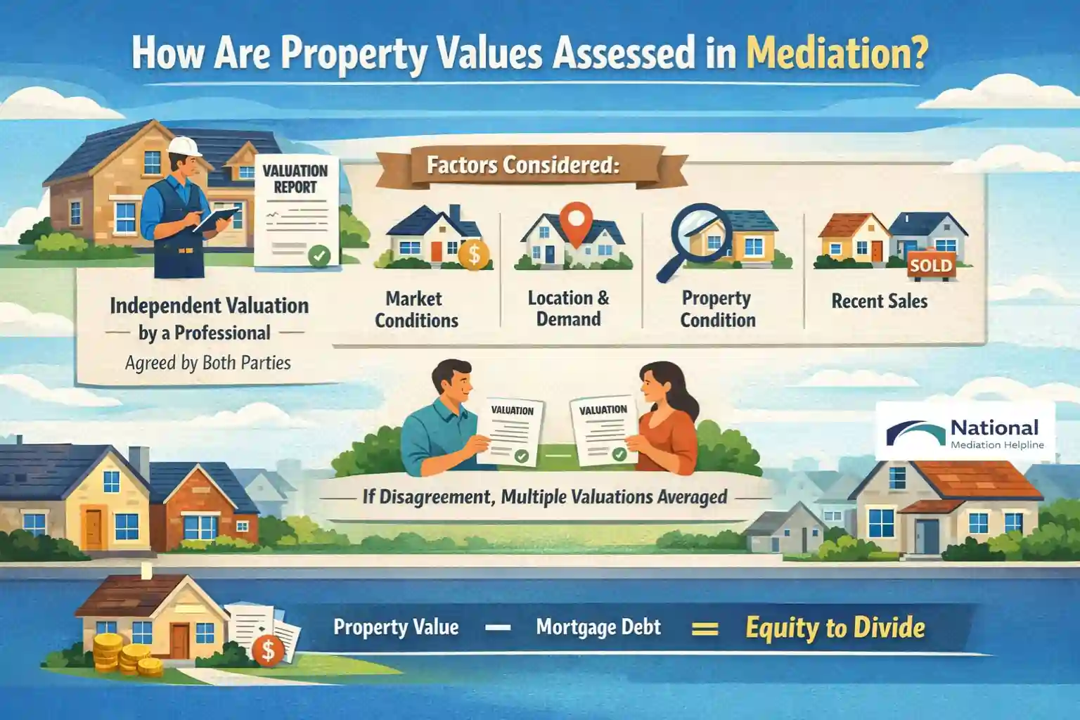 How Are Property Values Assessed in Mediation Wigan?