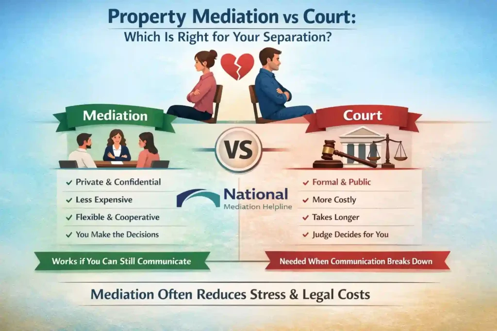 Property Mediation vs Court: Which Is Right for Your Separation Wigan?