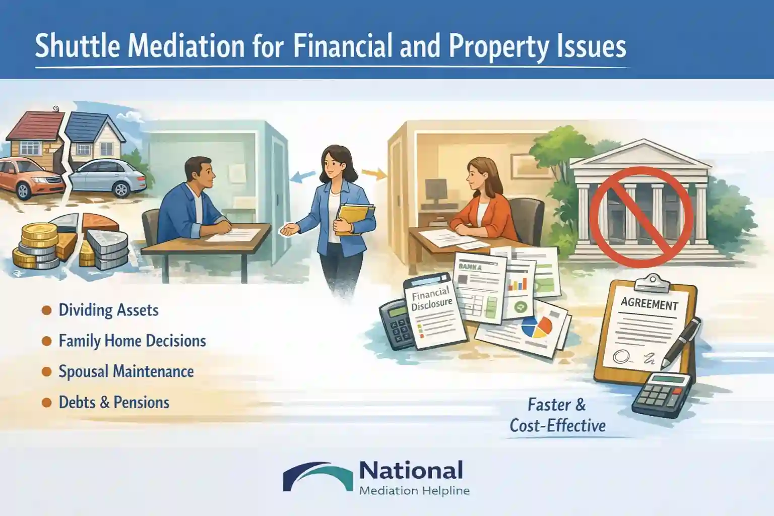 Shuttle Mediation for Financial and Property Issues Wigan